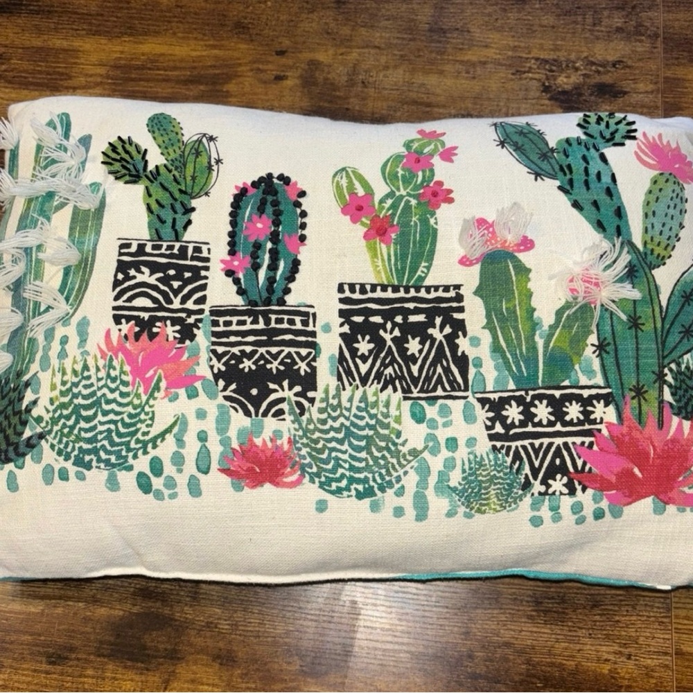 x2 Decorative Cactus Pillows